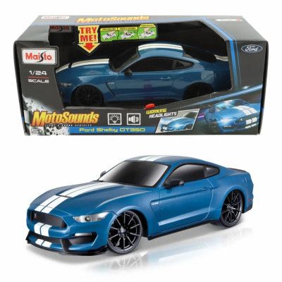 Ford Shelby GT350 - Blå - Ljud och ljus - Maisto - 1:24