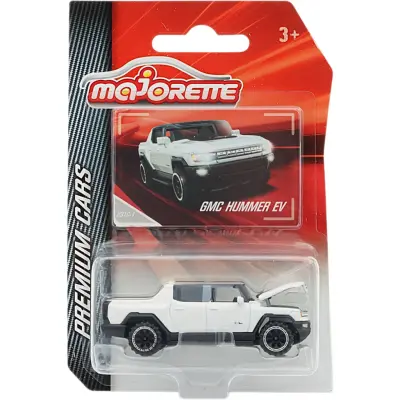 GMC Hummer EV - Vit - Premium Cars - Majorette - 8 cm