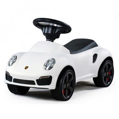 Happy Baby - Gåbil Porsche 911 Turbo Vit/Svart