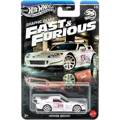 Honda S2000 - Vit - Fast&Furious - Graphic Remix - Hot Wheels