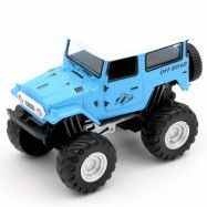 Jeep - Leksaksbil med Pullback - Blå - 9 cm