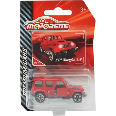 Jeep Wrangler 4XE - Röd - Premium Cars - Majorette - 7 cm