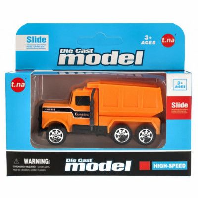 Lastbil - liten gul leksaksbil