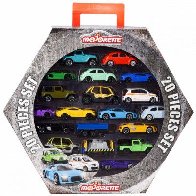 Majorette - 20 Pieces Set - Storpack Leksaksbilar