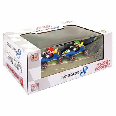 Mario Kart - 2 gokarts med pullback