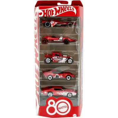 Mattel 80th Anniversary - 5-pack - Hot Wheels