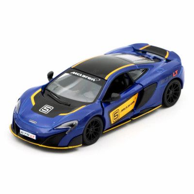 McLaren 675LT - Exclusive Edition - Kinsmart - 1:36 - Blå
