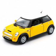 Mini Cooper S leksaksbil från Kinsmart - Gul