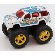 Monster Truck - Bigfoot - Off-Road crawler med friktion - Vit