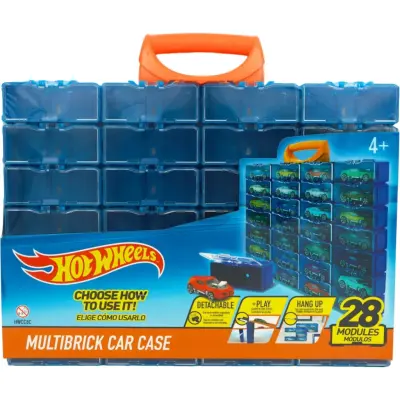 Multibrick Car Case - Väska med 28 fack - Hot Wheels