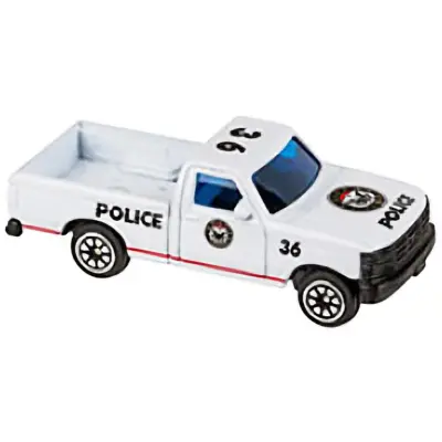 Polisbil pickup från Welly