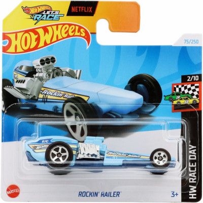 Rockin'Railer - Blå - Let's Race - Netflix- Hot Wheels