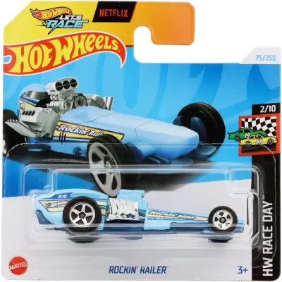Rockin'Railer - Blå - Let's Race - Netflix - Hot Wheels