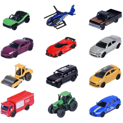 Street Cars Value Pack - 12 leksaksabilar från Majorette
