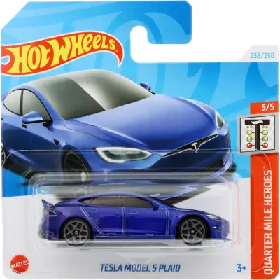 Tesla Model S Plaid - Quarter Mile Heroes - Hot Wheels