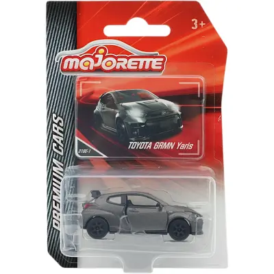 Toyota GRMN Yaris - Grå - Premium Cars - Majorette - 7 cm