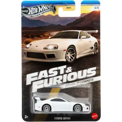 Toyota Supra - Vit - Brian O'Conner - F&F - Hot Wheels