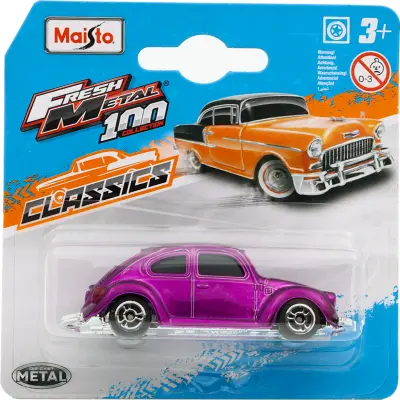 Volkswagen Beetle 1300 - Lila - Maisto - 7 cm