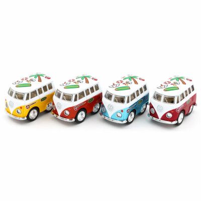 Volkswagen - Brandbil - Little Van Rescue - Kinsfun - 5 cm