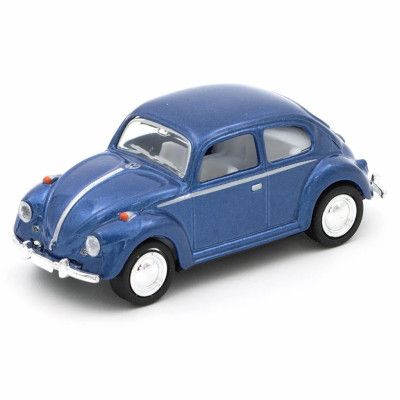 Volkswagen Classical Beetle (1967) - Kinsmart - 1:64 - Blå