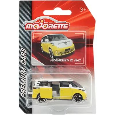 Volkswagen ID. Buzz - Gul - Premium Cars - Majorette - 7 cm