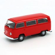 Volkswagen T2 Bus - 1972 - Röd - Welly - 11 cm