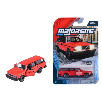 Volvo 240 GL (245 / Kombi) - Röd - Vintage - Majorette - 8 cm