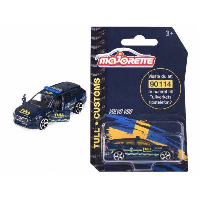 Volvo V90 Svensk Tullbil - Majorette -  Leksaksaffären