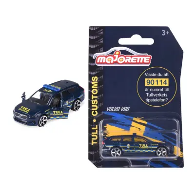 Volvo V90 Svensk Tullbil - Majorette -  Leksaksaffären