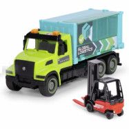 Volvo VHD 300 - Med gaffeltruck - Dickie Toys - 22 cm