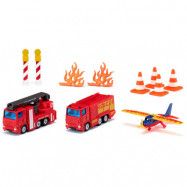 Siku brandbilar och flygplan presentpaket 3-pack 6330