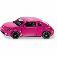 Volkswagen Beetle - Rosa - Klistermärken blommor - 7,5 cm