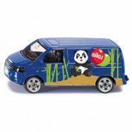 Volkswagen Transporter - Blå med Panda - 1338 - Siku - 8 cm