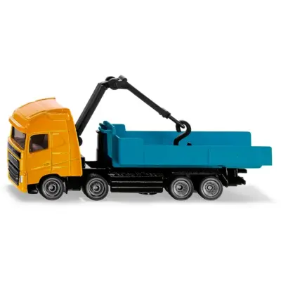 Volvo - Lastbil med flak och kran - 1683 - Siku - 12 cm