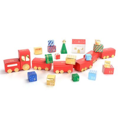 Adventskalender Tåg DIY