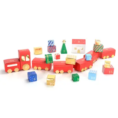 Adventskalender Tåg DIY