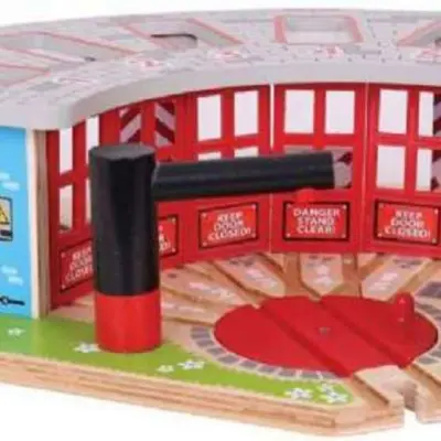 Bigjigs - Tågbana - Järnvägsdistributionsgarage