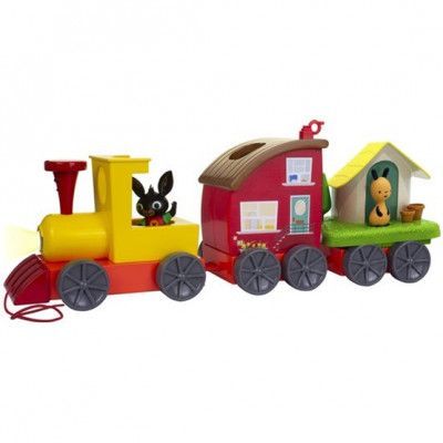 Bing - Tågset 15 X 40 Cm Gul/Röd 5 Delar