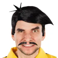 Bröderna Dalton Peruk & Mustasch - One size