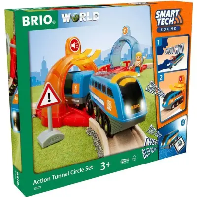 Brio Smart Tech Action Tunnel Circle Set 33974 - Brio -  Leksaksaffären
