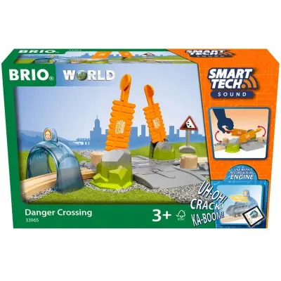 Brio Smart Tech Danger Crossing - Brio -  Leksaksaffären
