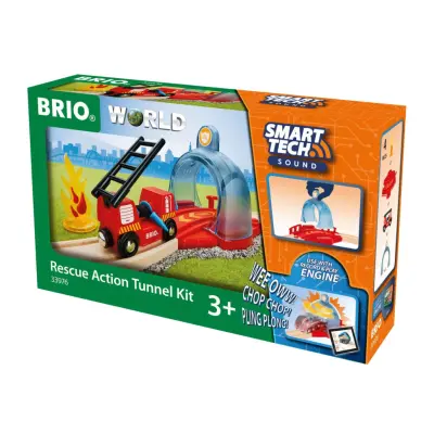 Brio Smart Tech Sound Rescue Action Tunnel Kit 33976 - Brio -  Leksaksaffären