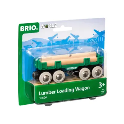 Brio Timmervagn med timmer - Brio -  Leksaksaffären
