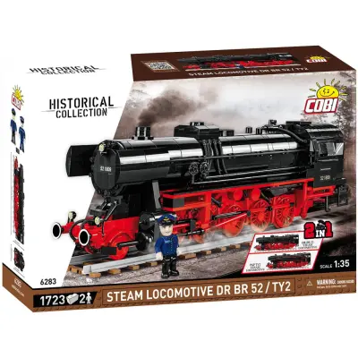 Cobi DR BR 52 Steam Locomotive 1:35 6282 - Cobi -  Leksaksaffären