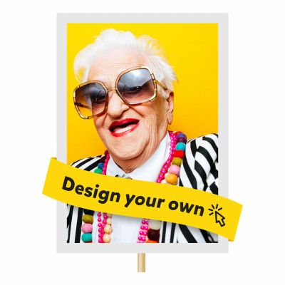 Designa Din Egen Skylt - Deluxe - Dubbelsidig