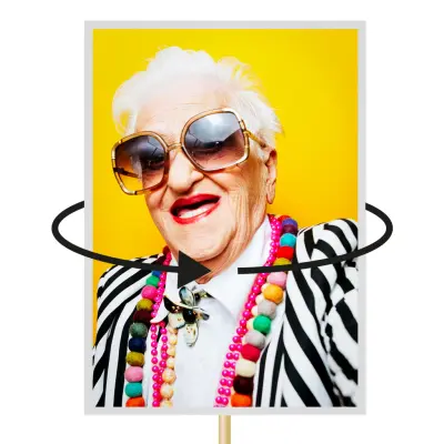 Designa Din Egen Skylt - Deluxe - Dubbelsidig