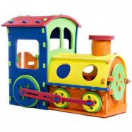 Elite Toys stor lekstuga tåg i skum