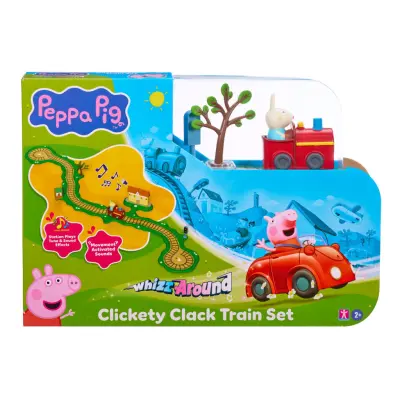 Greta Gris Whizz Around Clickety Clack Train Set - Greta Gris -  Leksaksaffären