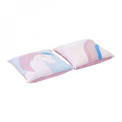 Hoppekids - Kuddset Enhörning - 2 Kuddöverdrag