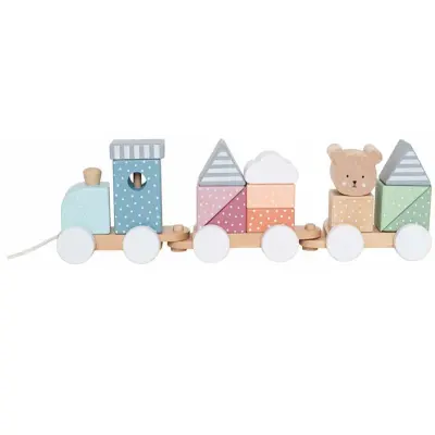 Jabadabado tåg med klossar, teddy